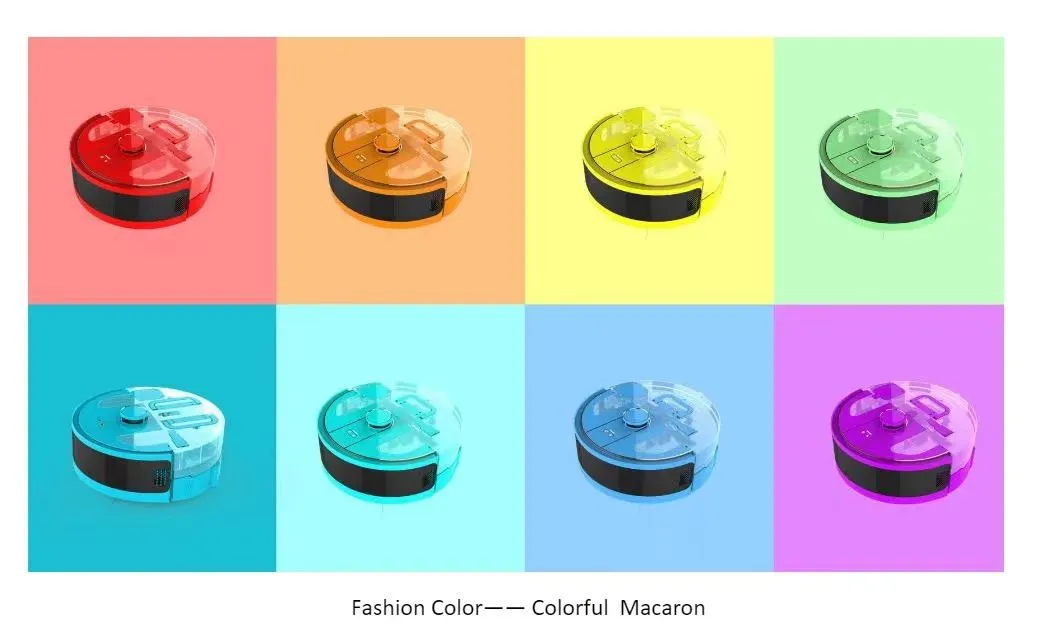 Kleurrijke schoonmaakrobot